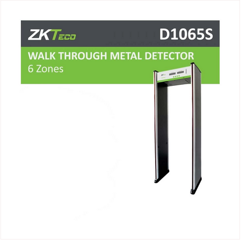 ZKTeco D1065S Walkthrough Metal Detector - 6 Zone