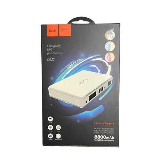 Dual 12V + USB 8800 mAh Emergency UPS Powerbank Mini DC UPS