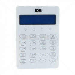 IDS XSeries Soft Touch White LCD Keypad